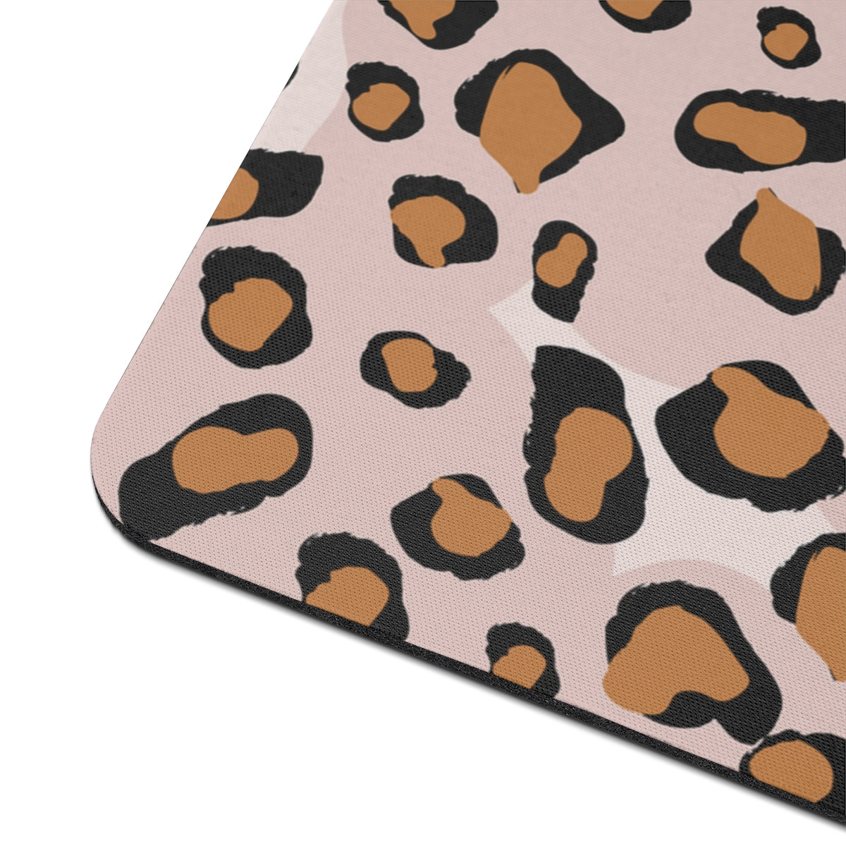 Personalized Pink Leopard Print Mouse Pad