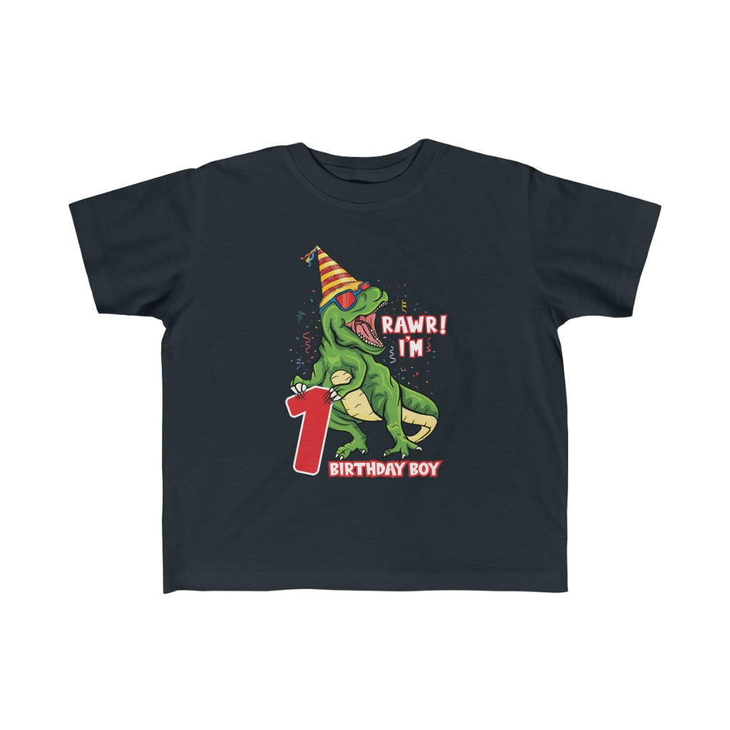 Rawr I'm 1 Birthday Boy TShirt Kids clothes