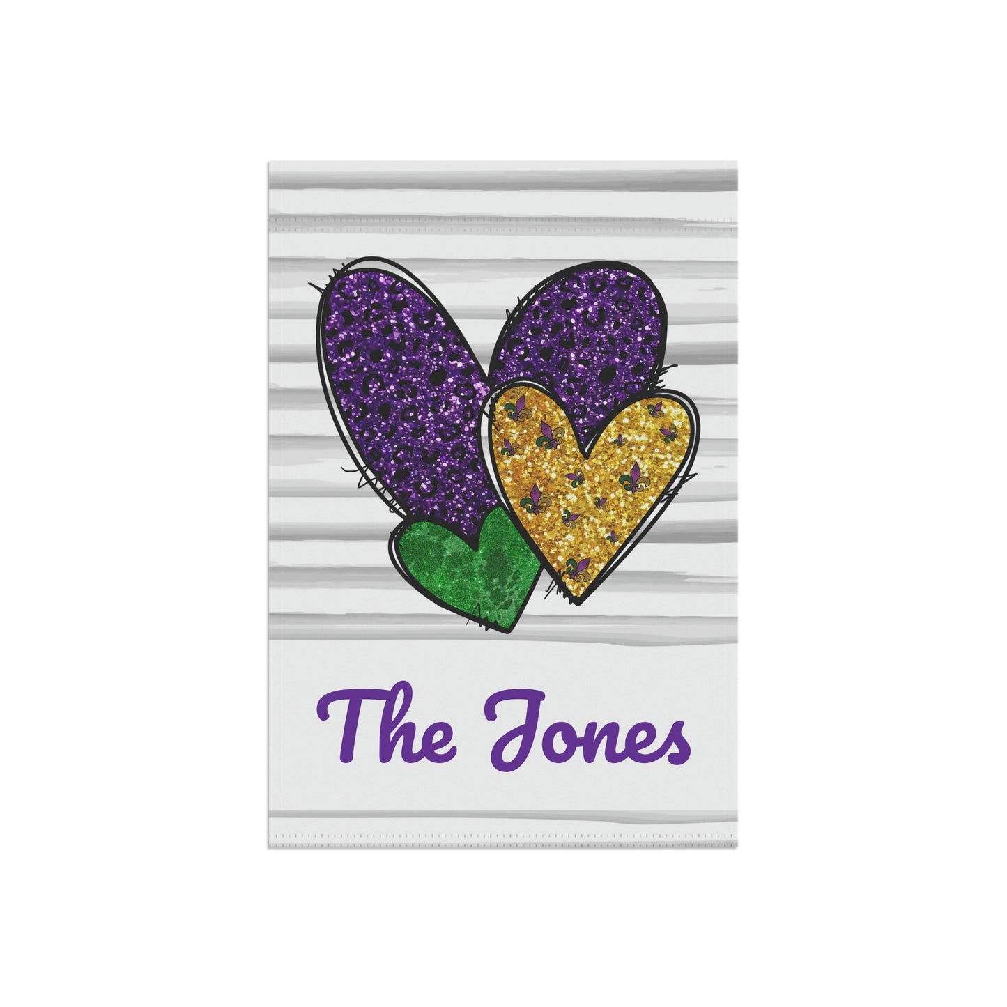Mardis Gras Garden Flag
