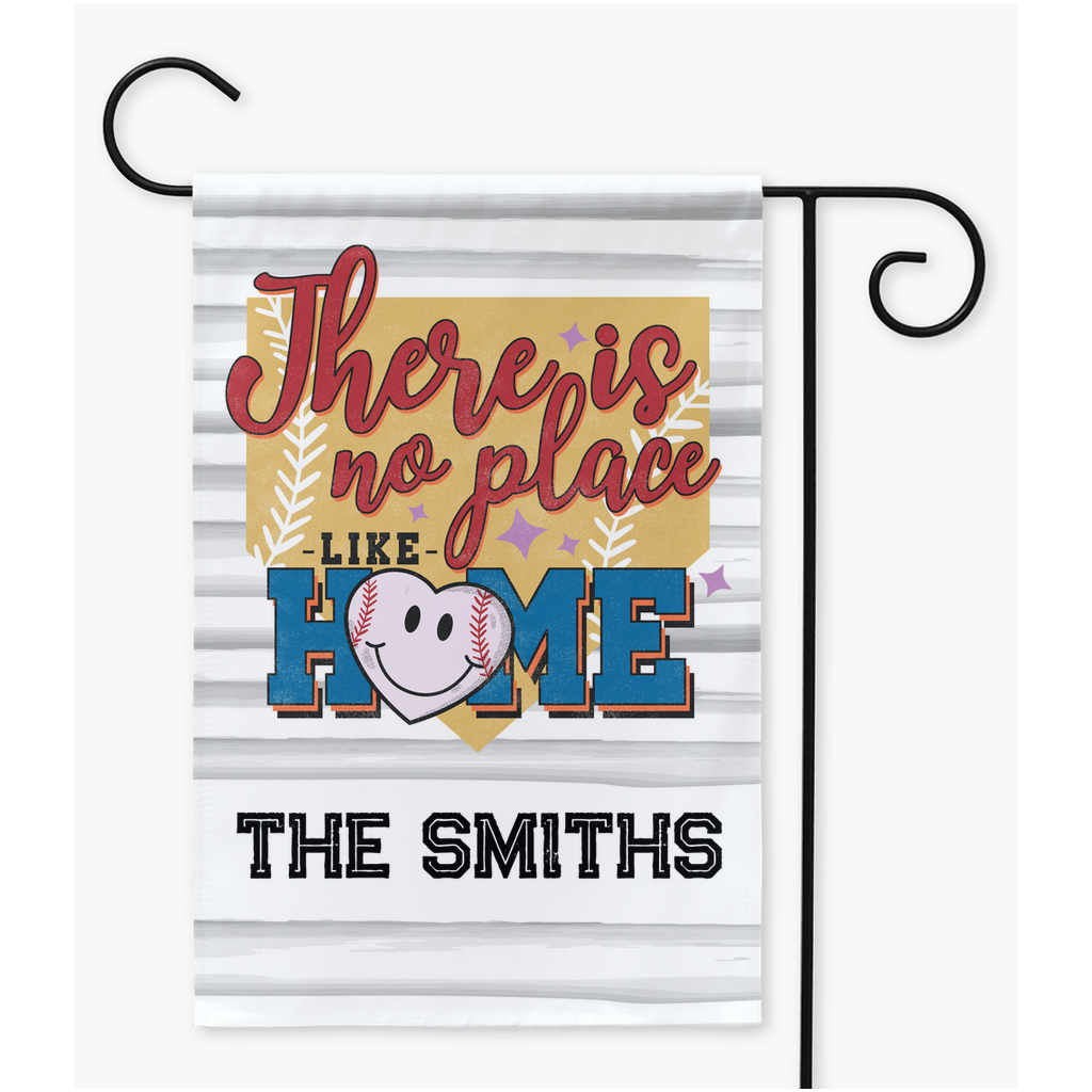 No Place Like Home Baseball Garden Flag Flags