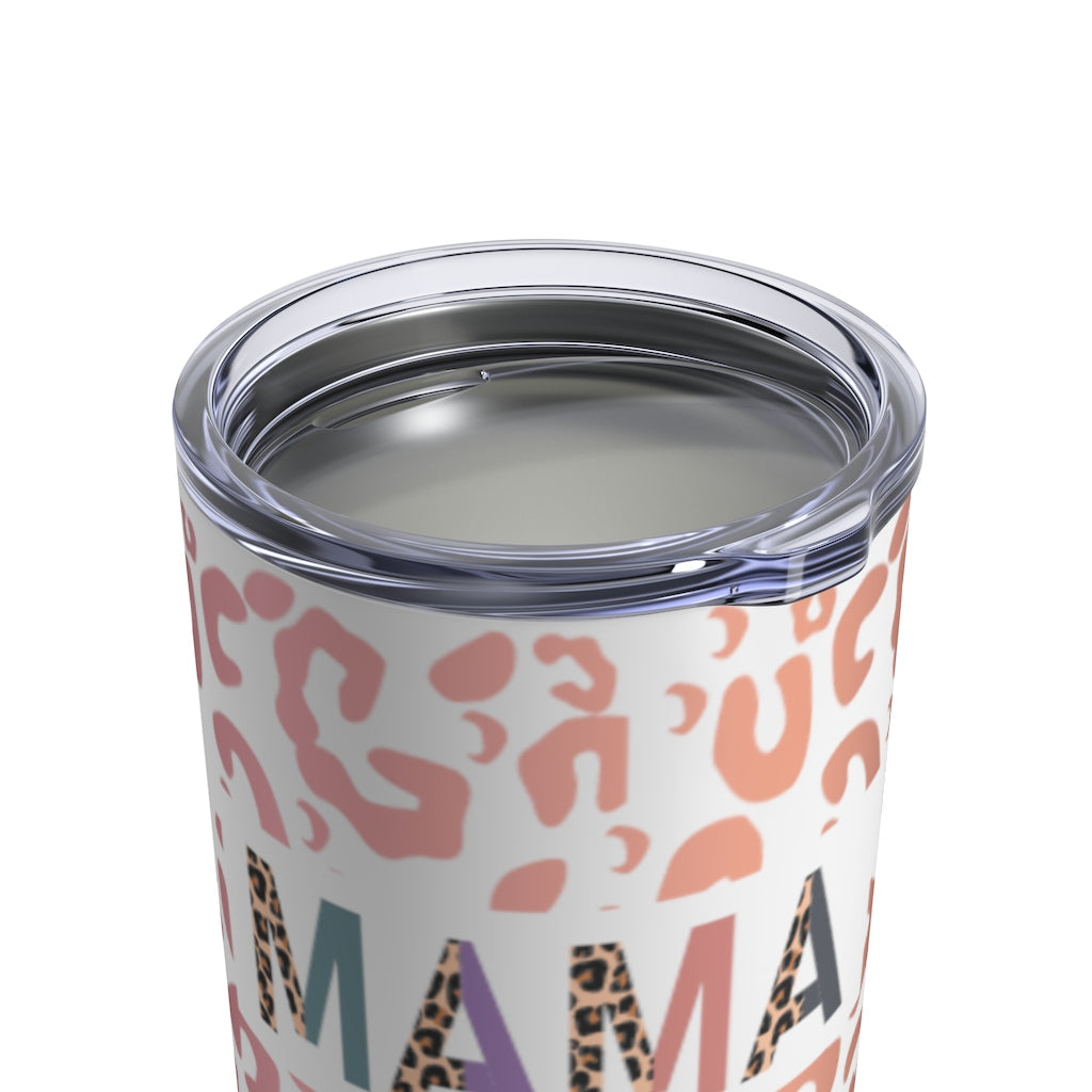 Mama Rainbow Leopard Tumbler 10oz Mug