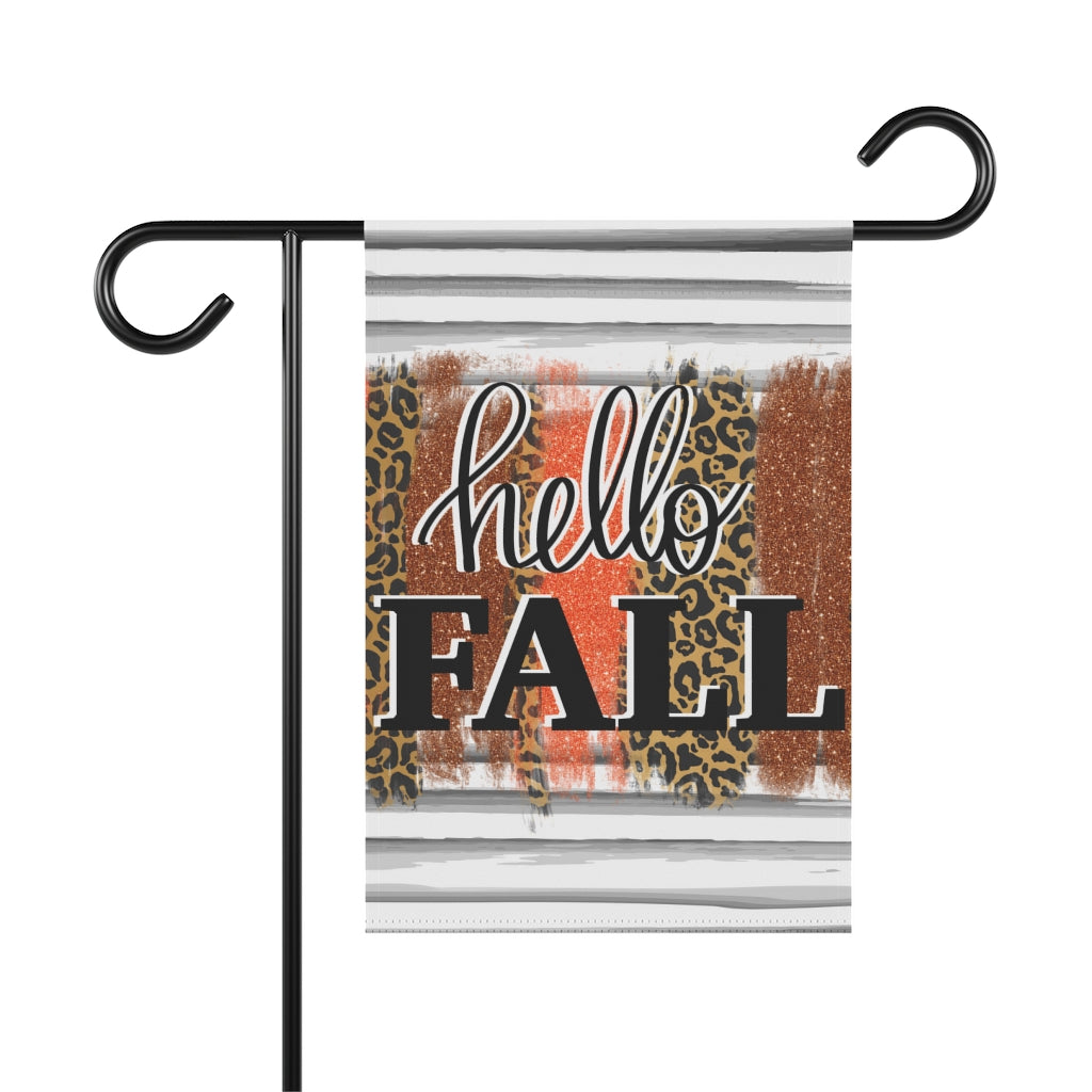 Hello Fall Garden Flag Home Decor