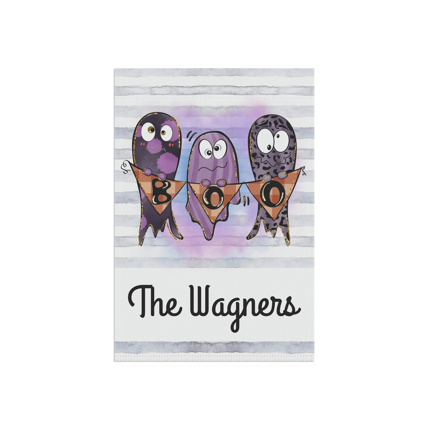 Boo Halloween Garden Flag