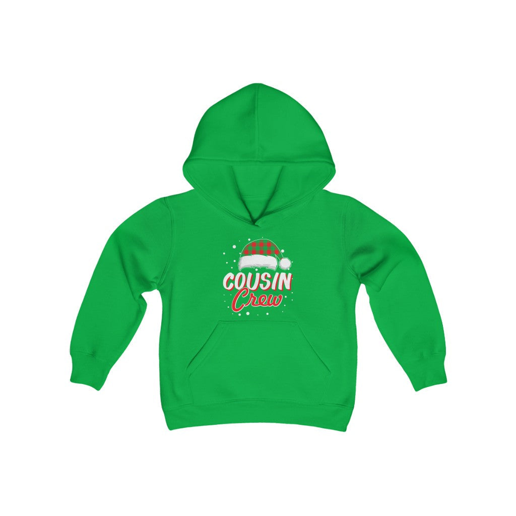 Christmas Cousin Crew Hooded Sweatshirt - Youth Kids clothes