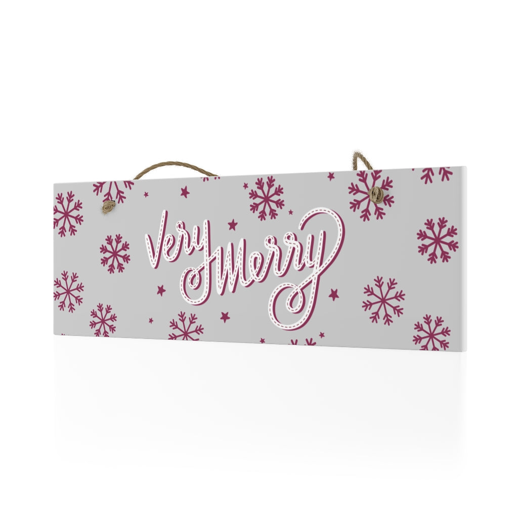 Very Merry Ceramic Wall Sign, Christmas Sign, Christmas Hanging Sign, Christmas Decoration, Christmas Decor, Ceramic Sign - Premium Home Decor - Just $22.50! Shop now at Nine Thirty Nine Design