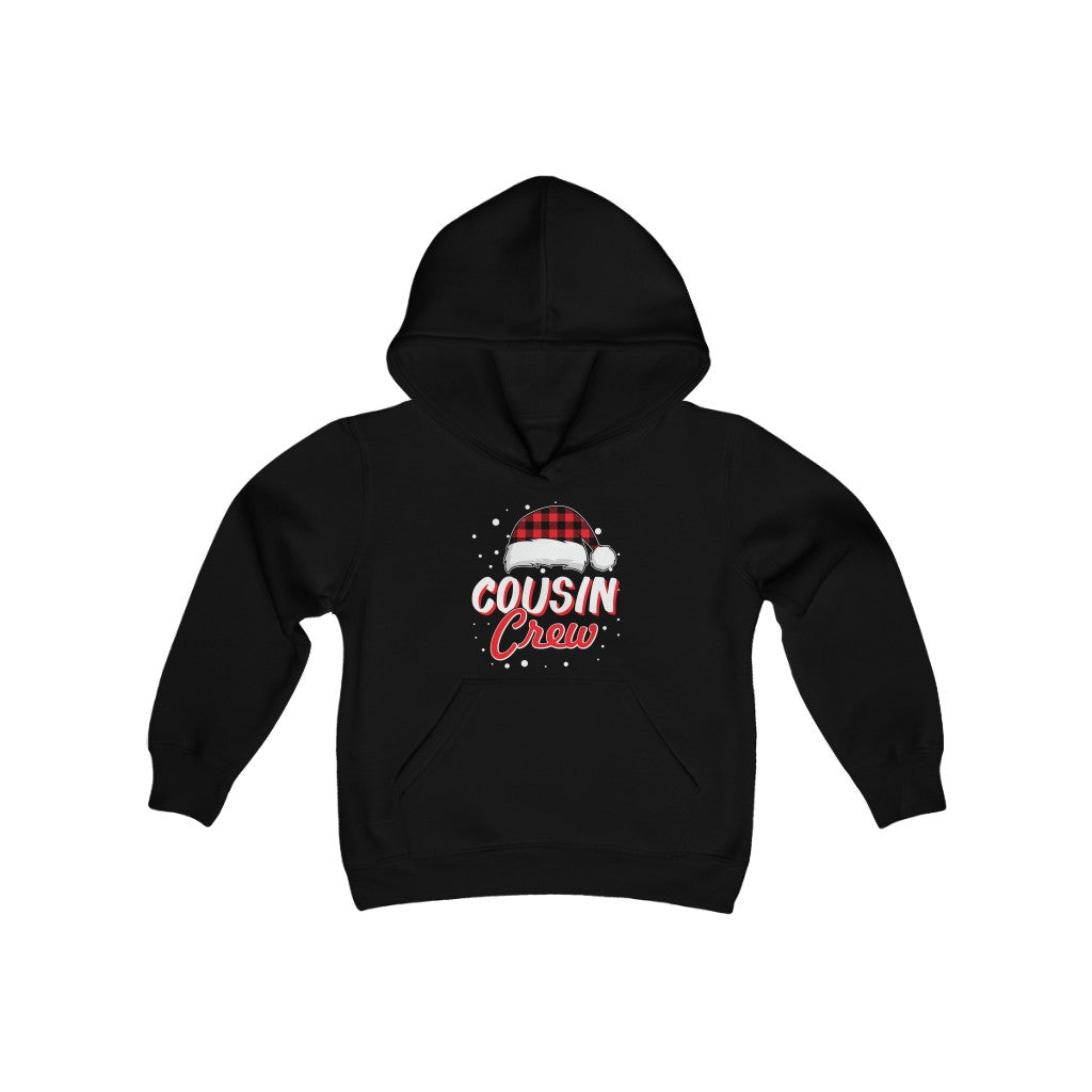 Christmas Cousin Crew Hooded Sweatshirt - Youth Kids clothes