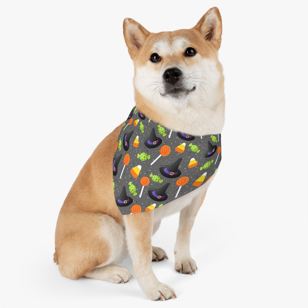 Halloween Pet Bandana Collar, Spiderweb Pet Bandana, Spooky Pet Collar, Dog Costume Pets