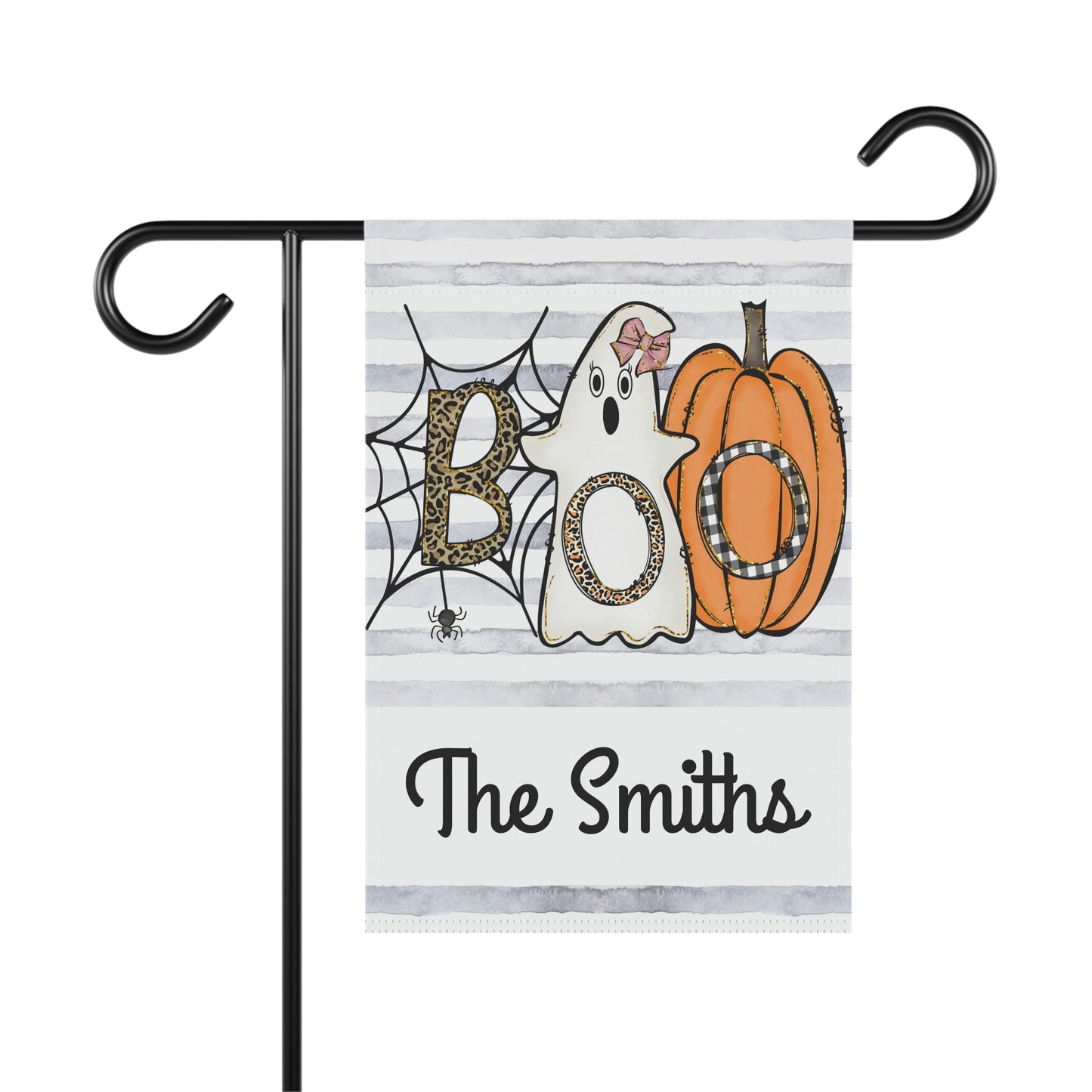 Personalized Boo Fall Garden Flag
