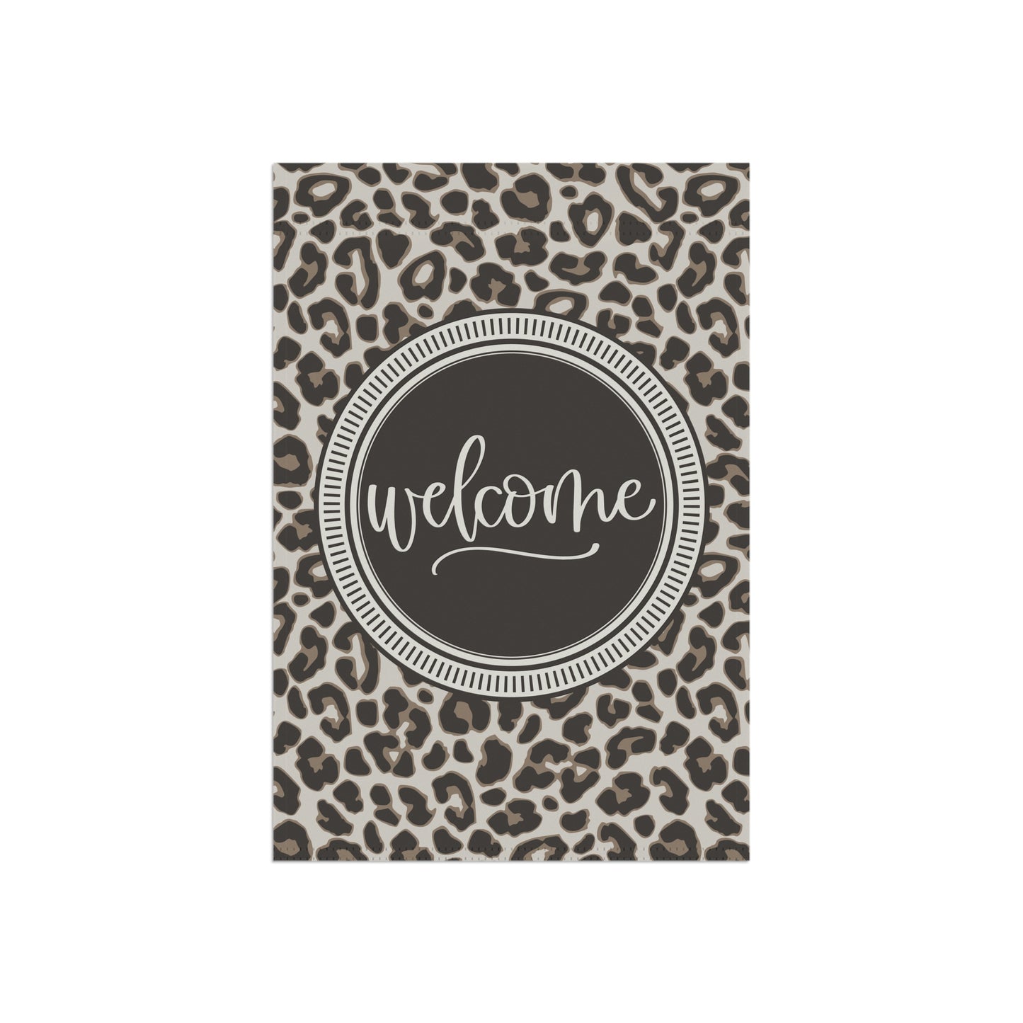 Leopard Welcome Flag