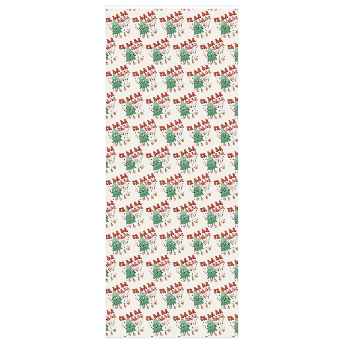 Retro Christmas Wrapping Paper