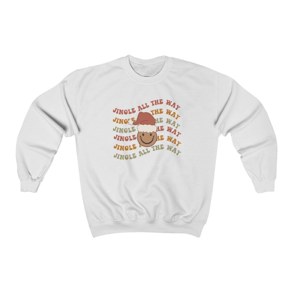 Retro Christmas Sweatshirt, Jingle All The Way, Holiday Sweaters For Women, Christmas Sweater, Hippie Holiday Shirt, Crewneck, UNISEX, 70s - Premium Sweatshirt - Just $29.50! Shop now at Nine Thirty Nine Design