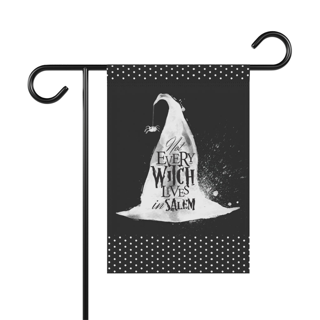 Not All Witches Live in Salem Garden Flag - Premium Home Decor - Just $18.99! Shop now at Nine Thirty Nine Design