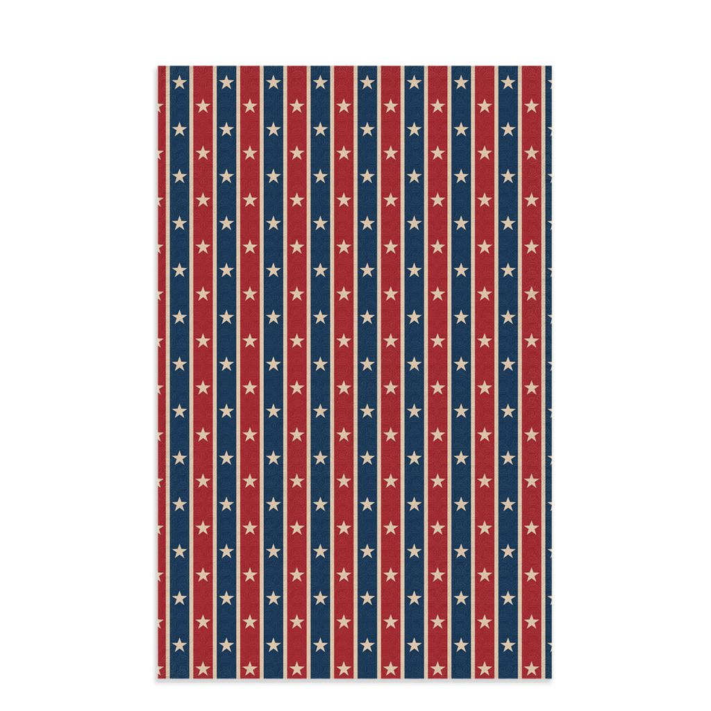 Stars and Stripes Dish Towel, 4th of July Towel Dish Towel