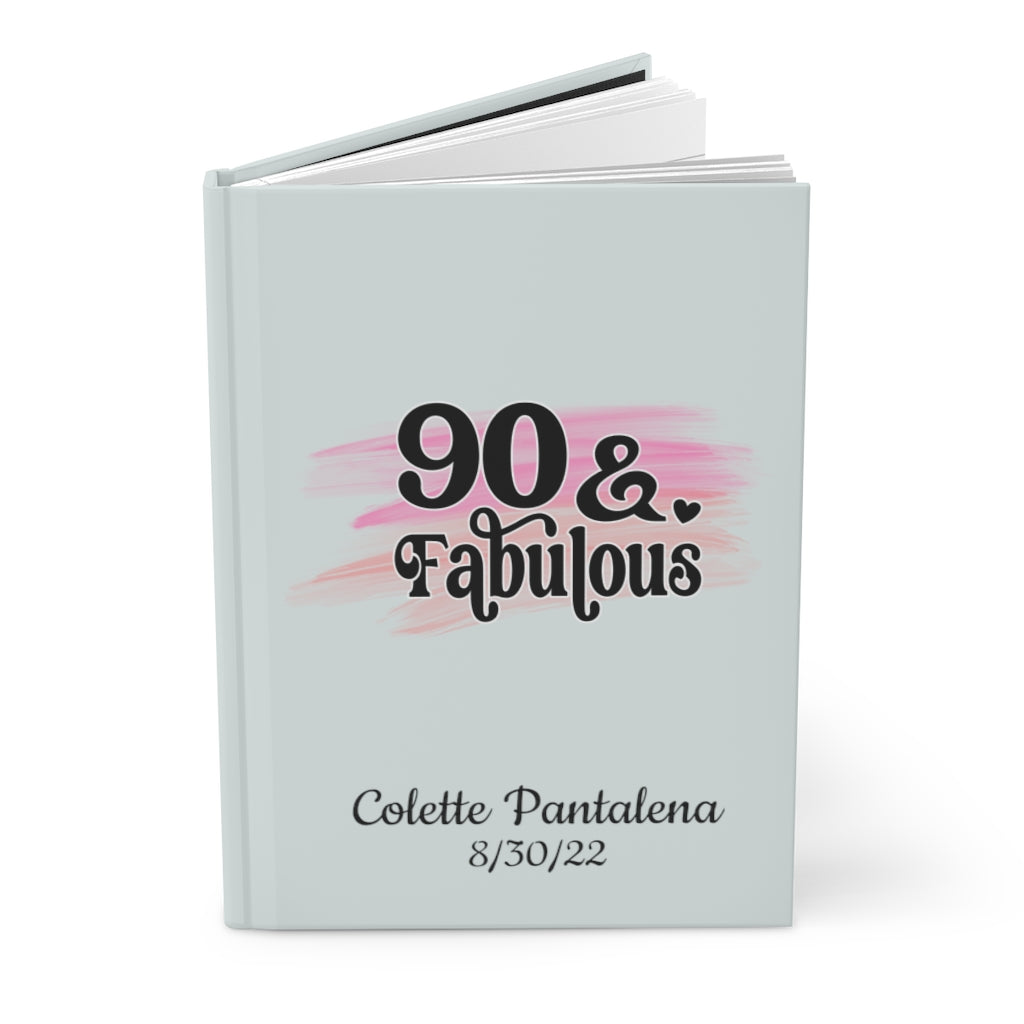 90 & Fabulous Birthday Guest Book