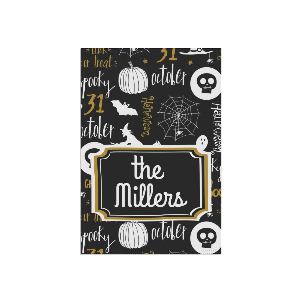 Personalized Halloween Garden Flag Home Decor