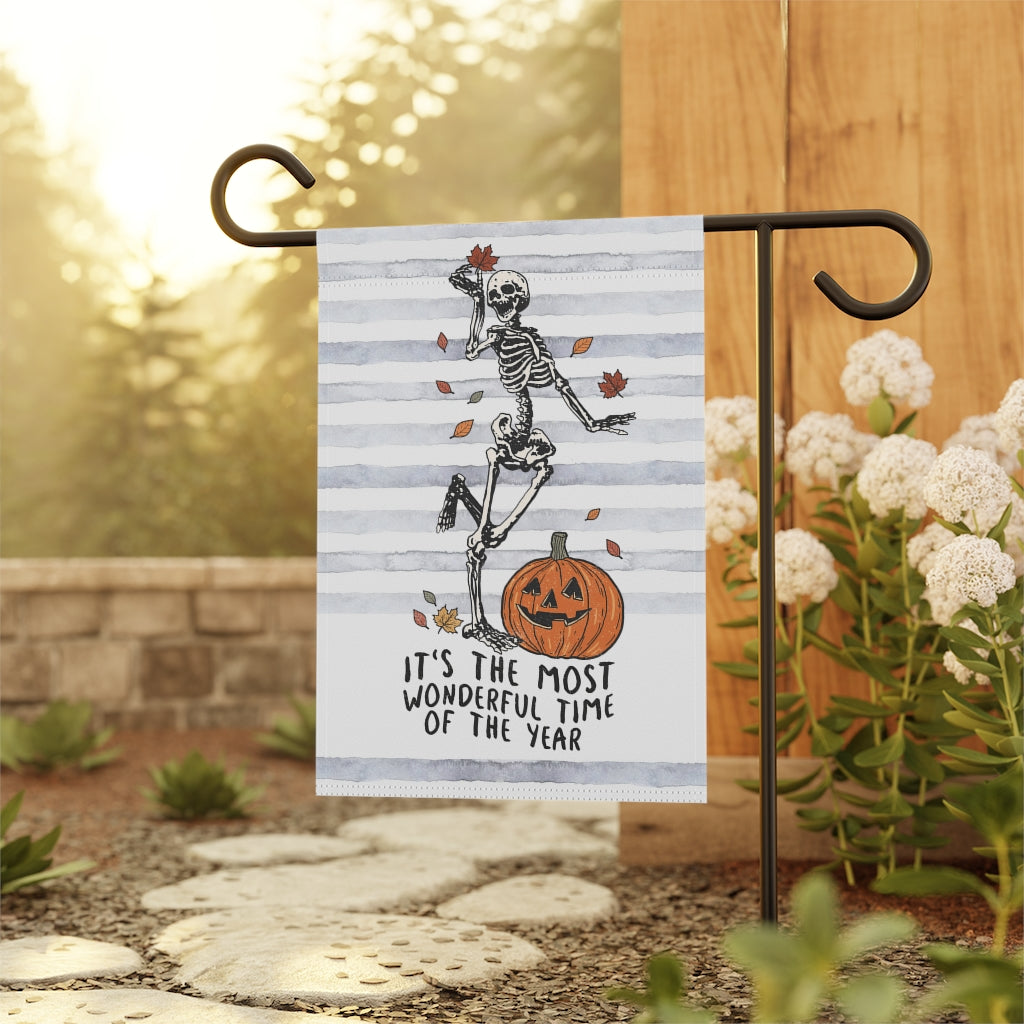 Most Wonderful Time of The Year Fall Garden Flag