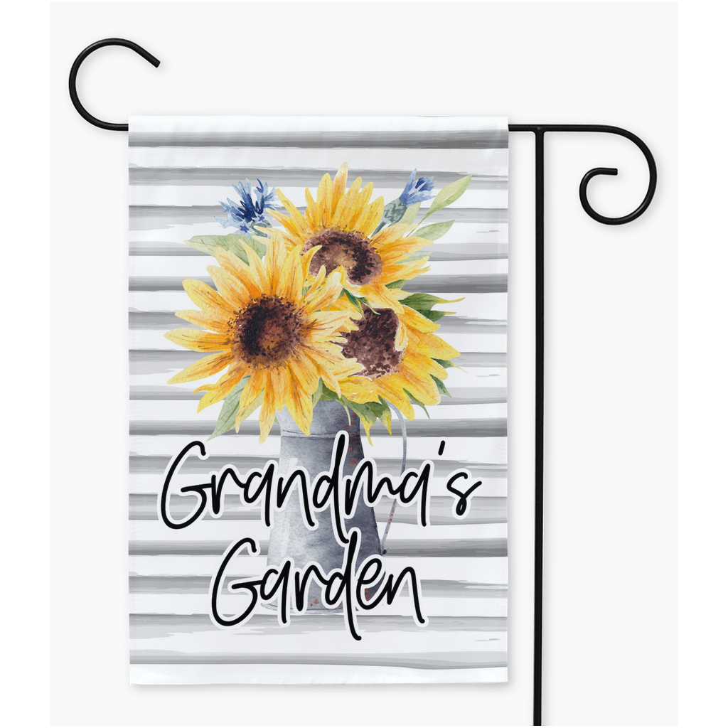 Grandma's Garden Flag Flag