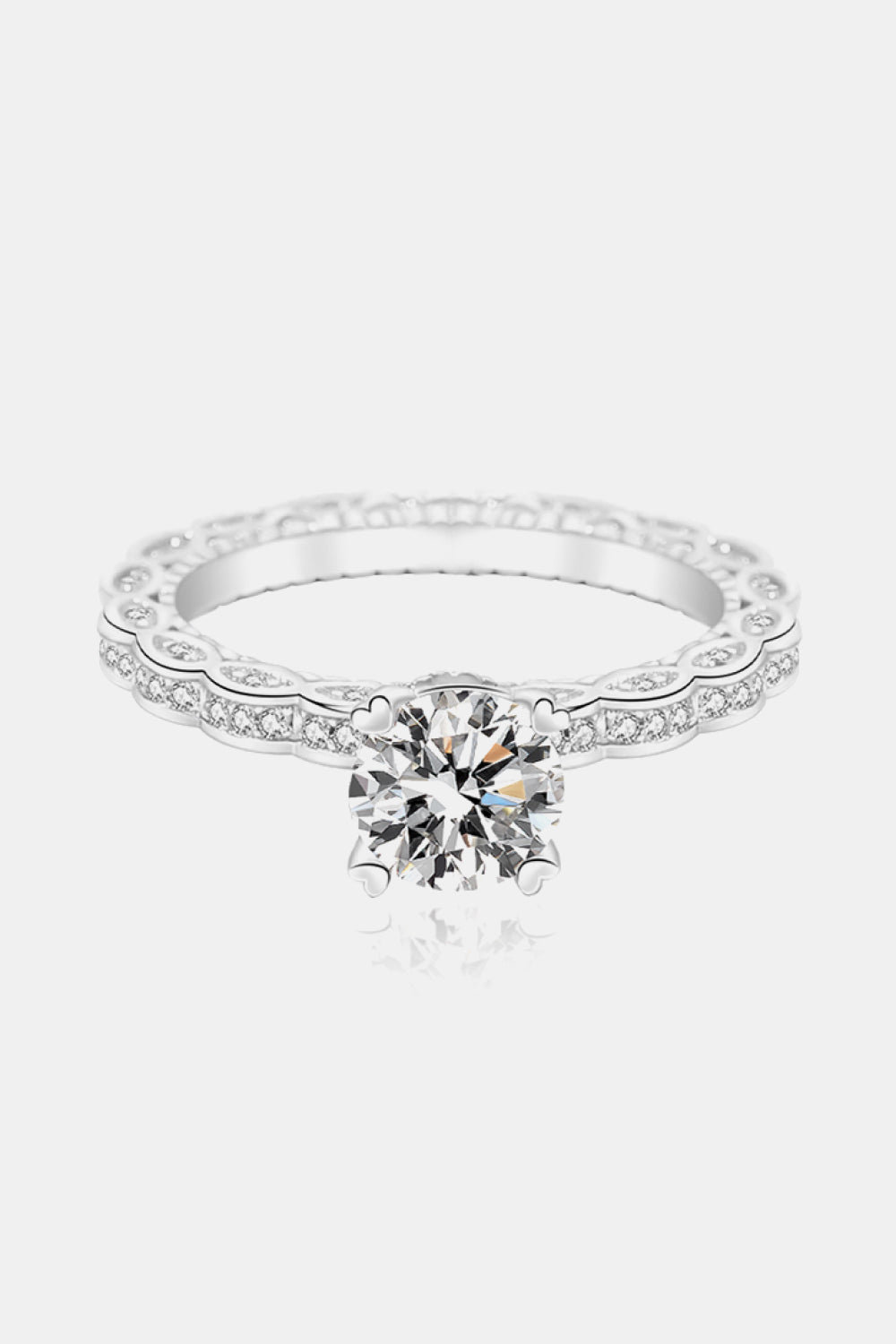 1 Carat Moissanite 925 Sterling Silver Ring - Premium Jewelry - Just $69! Shop now at Nine Thirty Nine Design