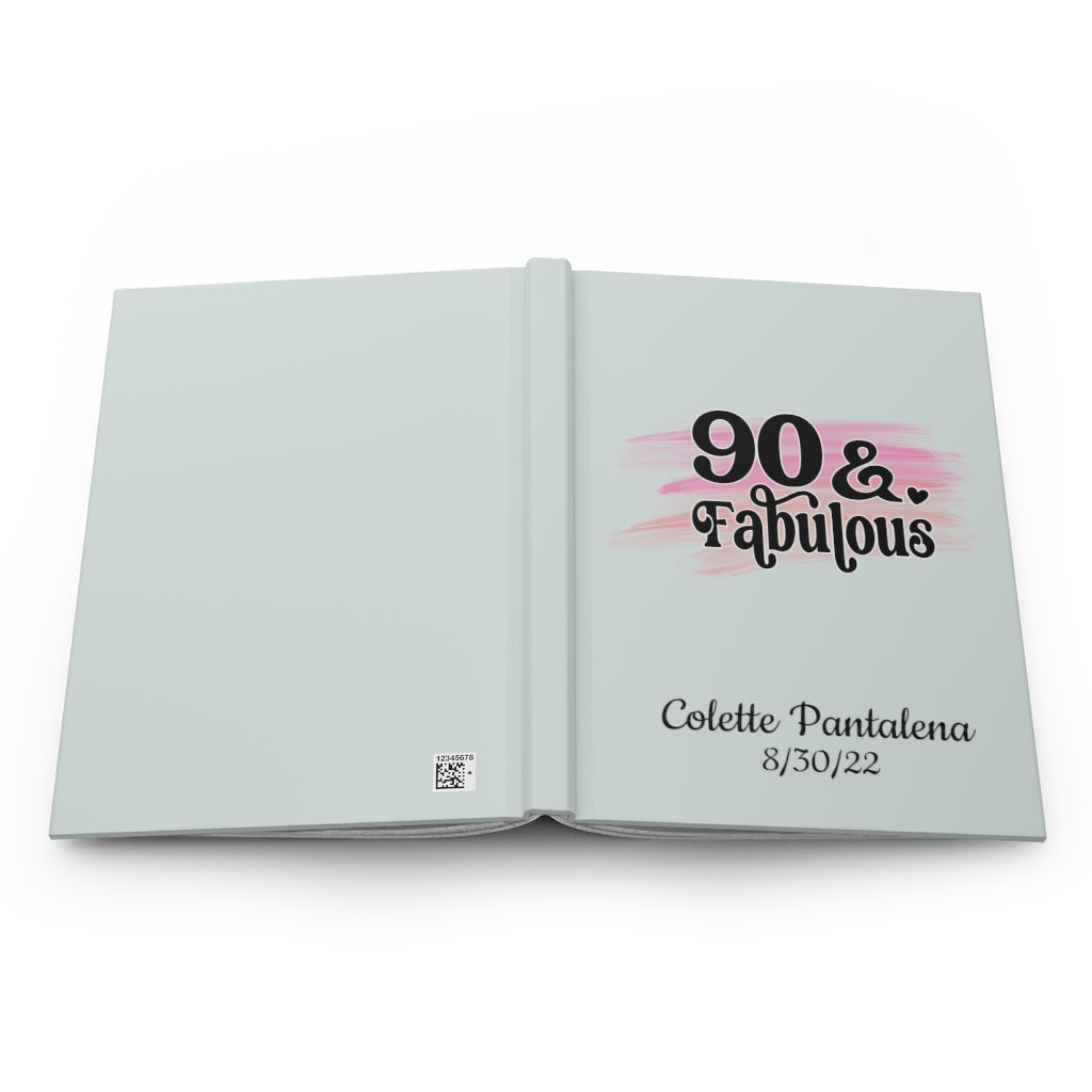 90 & Fabulous Birthday Guest Book