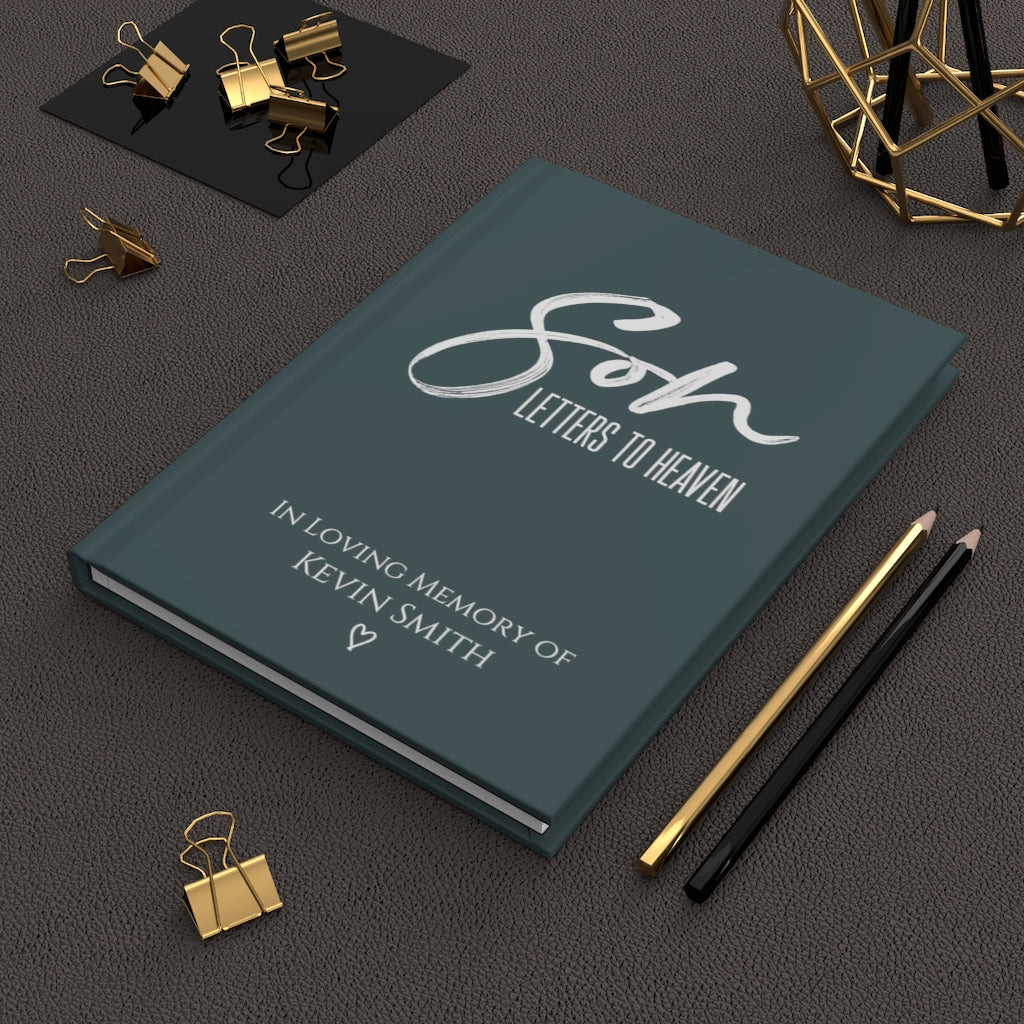 Son Letters to Heaven Grief Memorial Journal