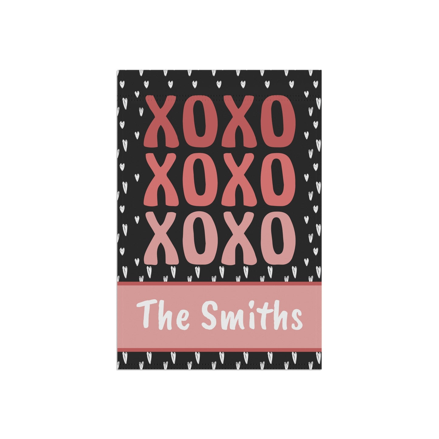 XOXO Valentines Day Garden Flag