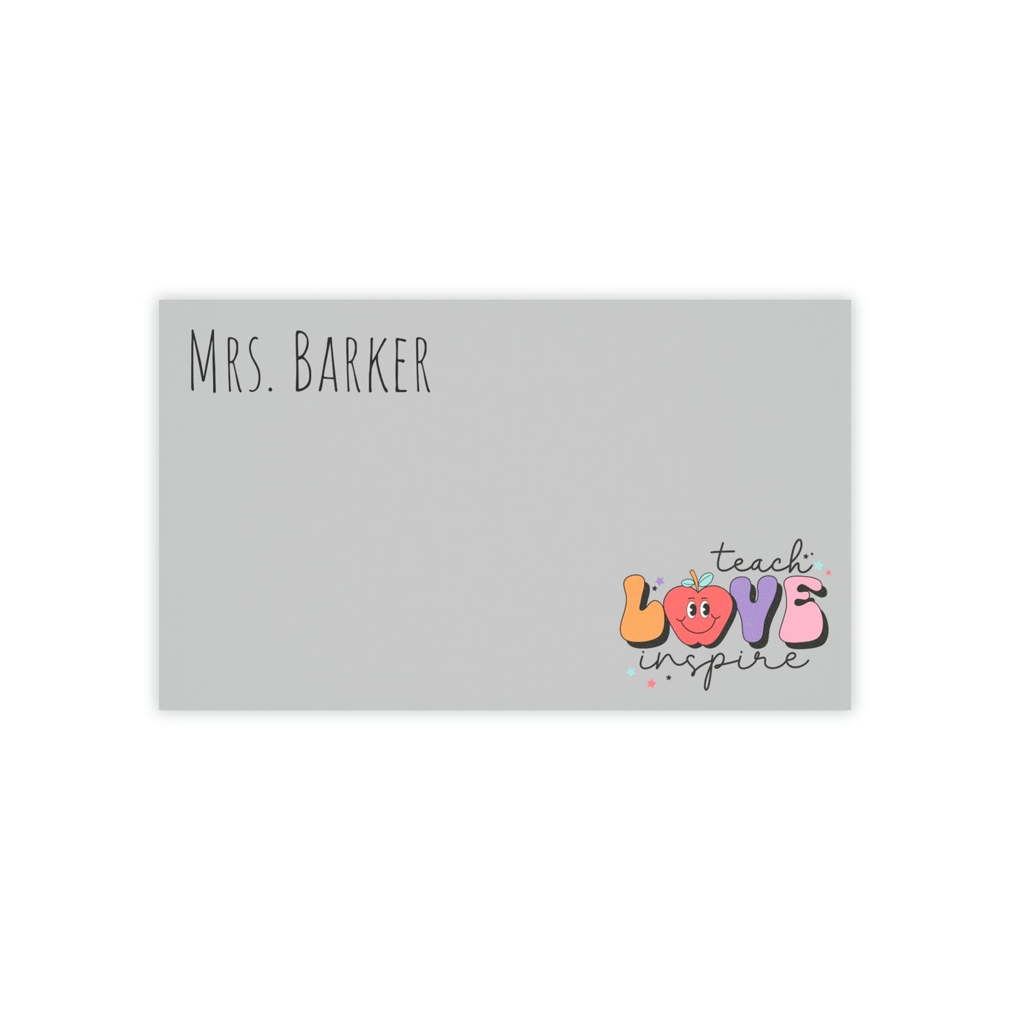 Personalized Teacher Post-it® Note Pads