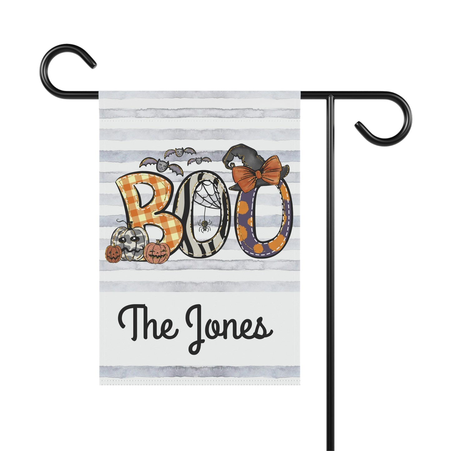 Boo Ghost Halloween Garden Flag
