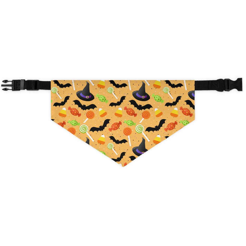 Halloween Pet Bandana Collar, Spiderweb Pet Bandana, Spooky Pet Collar, Pet trick or treat Pets
