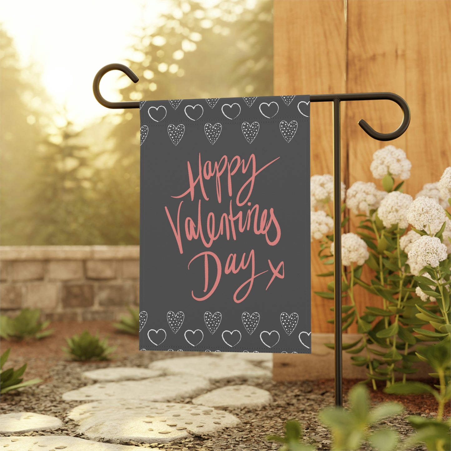 Happy Valentines Day Garden Flag