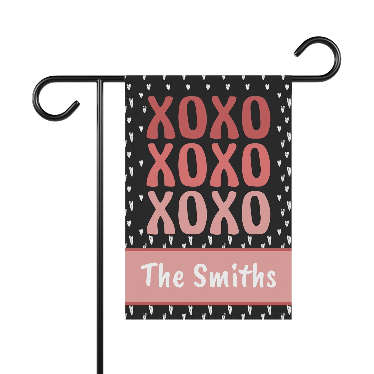 XOXO Valentines Day Garden Flag