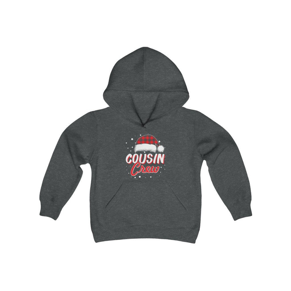 Christmas Cousin Crew Hooded Sweatshirt - Youth Kids clothes