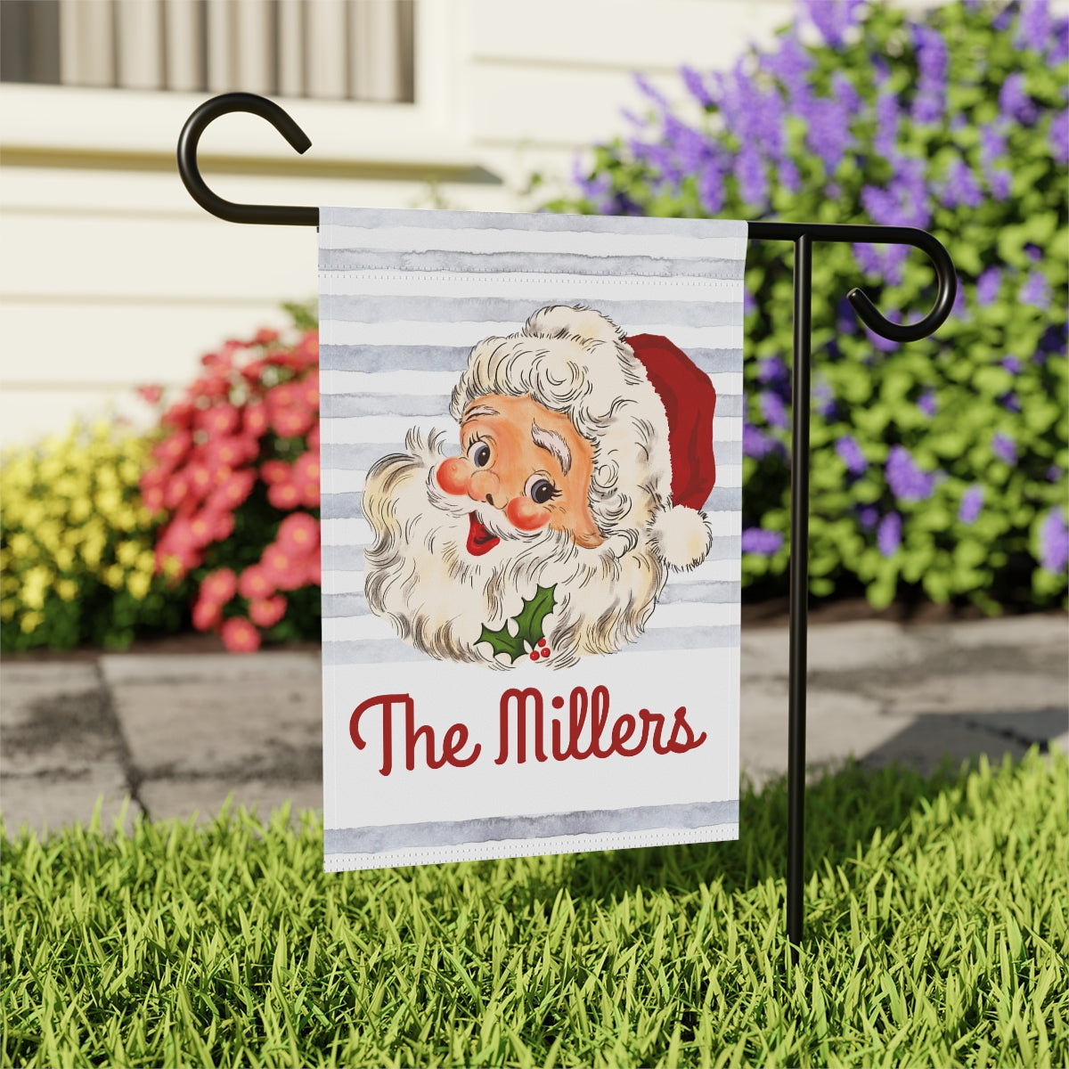 Santa Christmas Garden Flag
