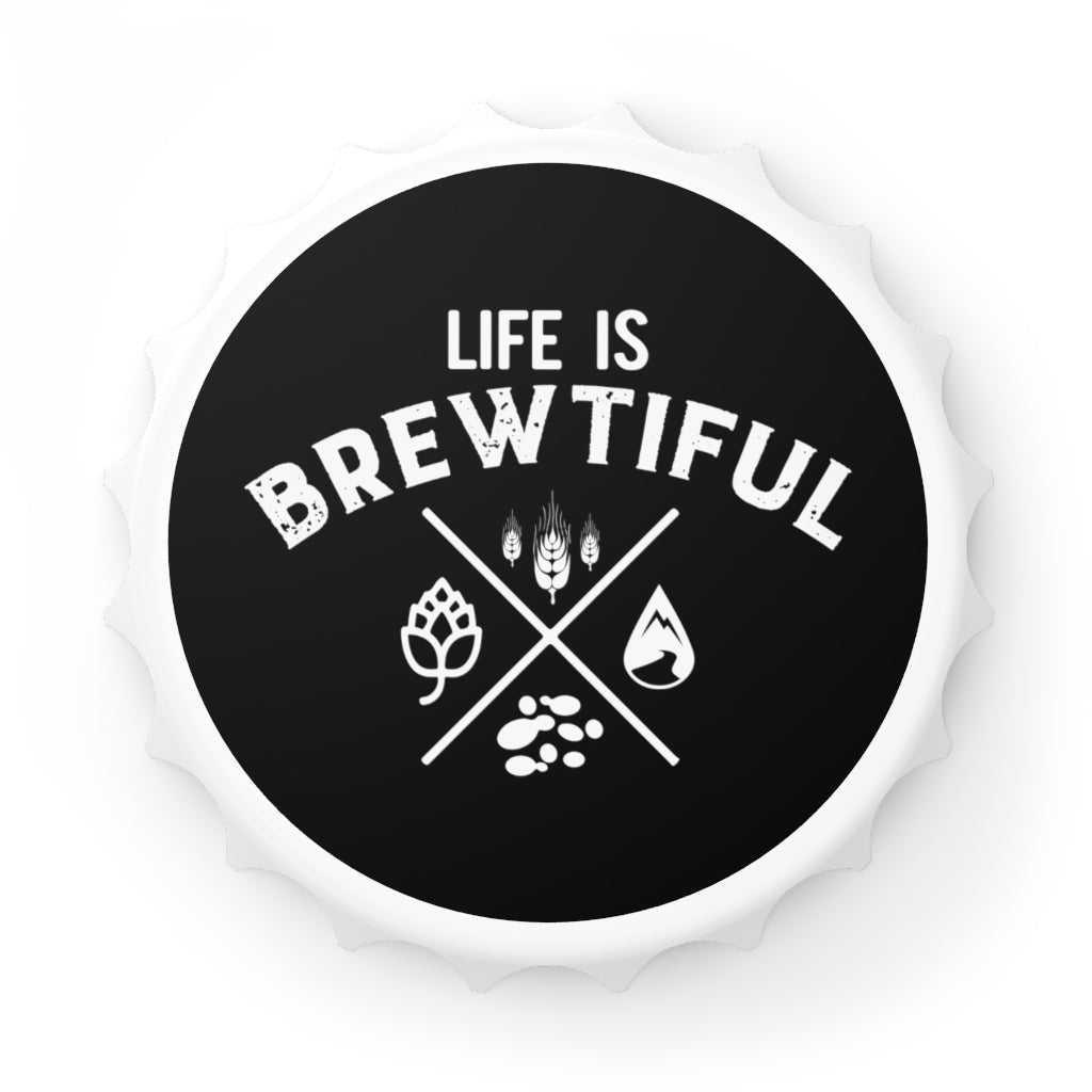 Life is Brewtiful Bottle Opener, Stocking Stuffer, Beer Gift, Beer Lover, IPA, Brewer Gift - Premium Accessories - Just $12.95! Shop now at Nine Thirty Nine Design