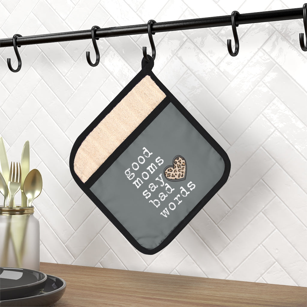 Good Moms Say Bad Words, Funny Mom Gift, Mom Christmas Gift, Bad Moms Club, Best Friend Gift, Sarcastic Kitchen, Pot holder - Premium Home Decor - Just $15.50! Shop now at Nine Thirty Nine Design