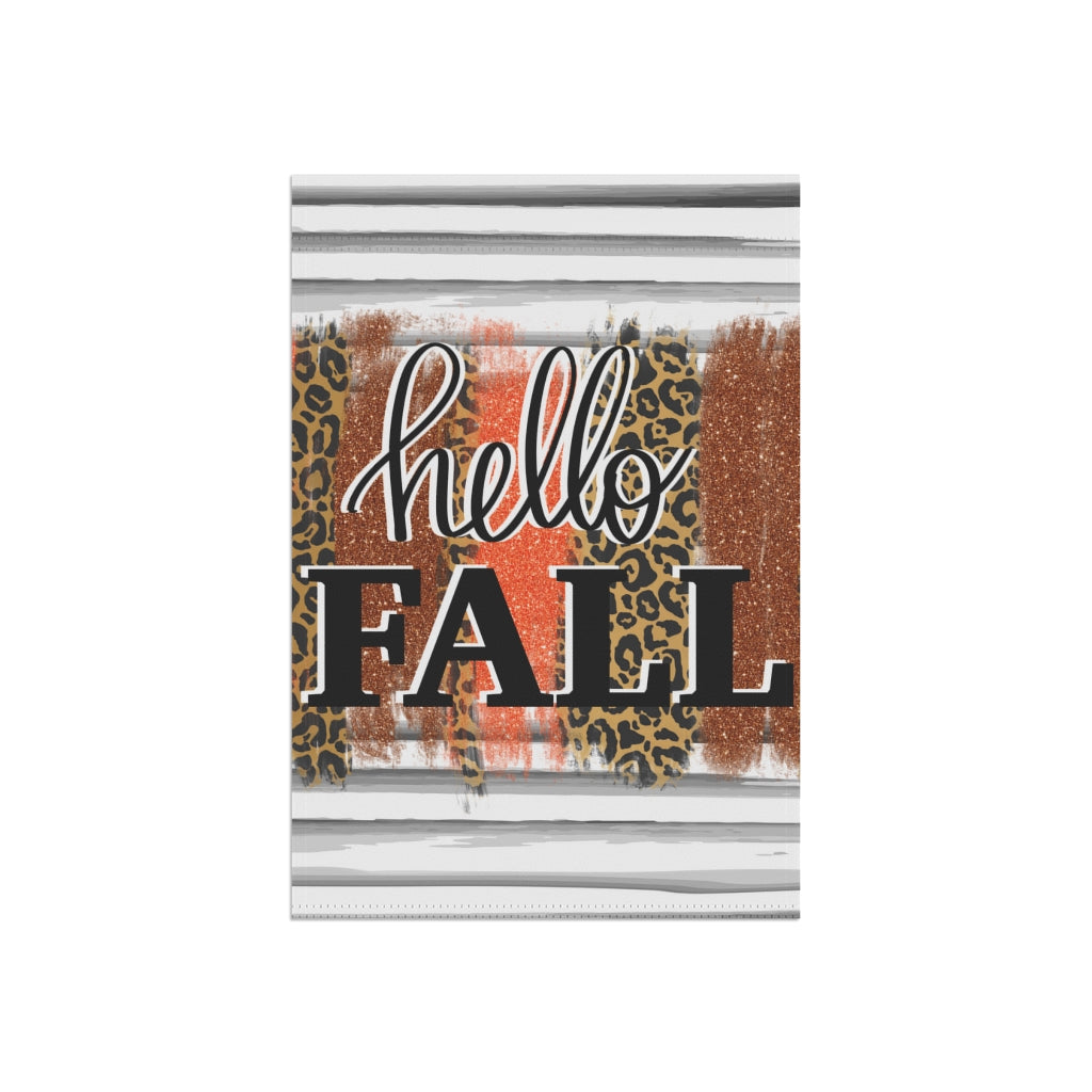 Hello Fall Garden Flag Home Decor