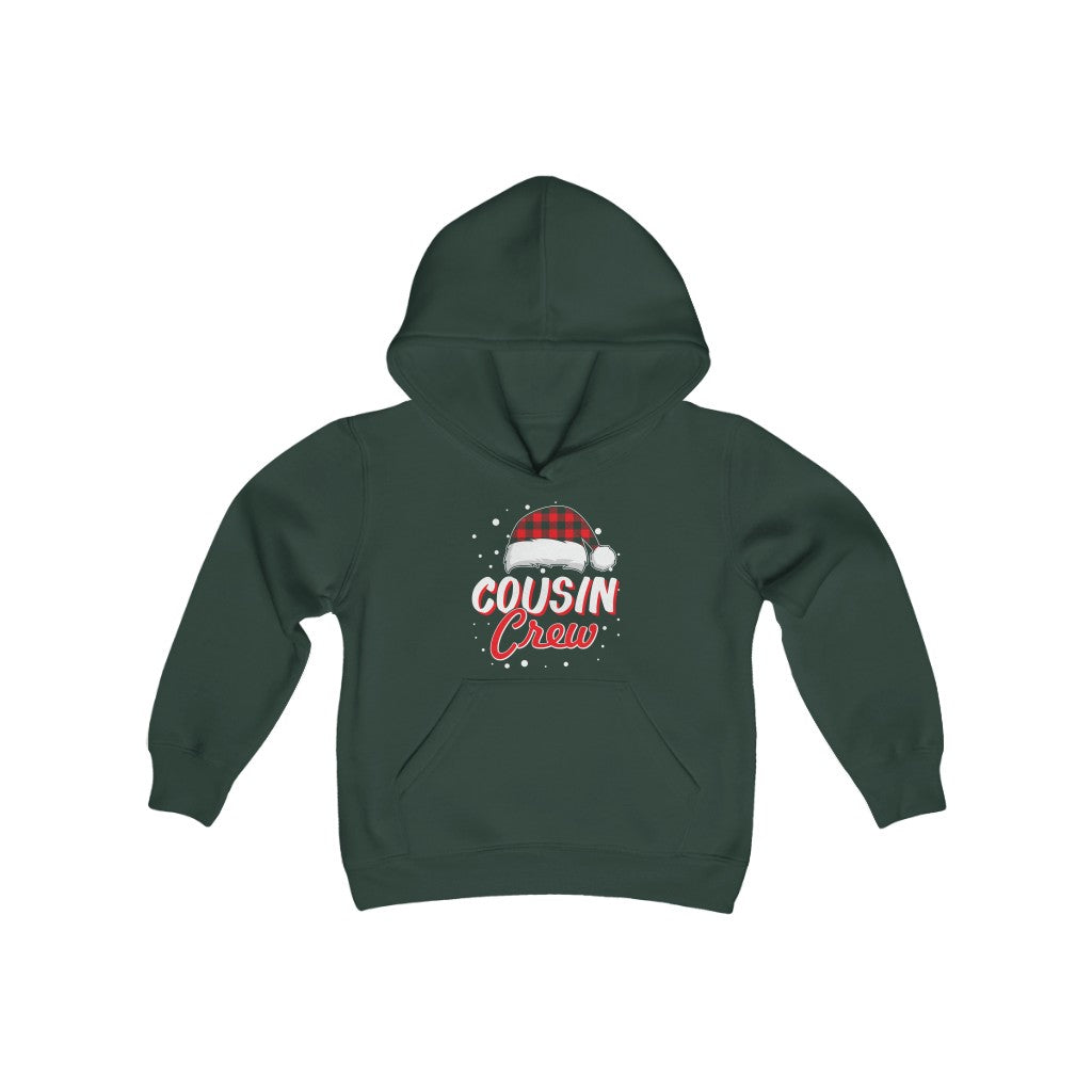 Christmas Cousin Crew Hooded Sweatshirt - Youth Kids clothes