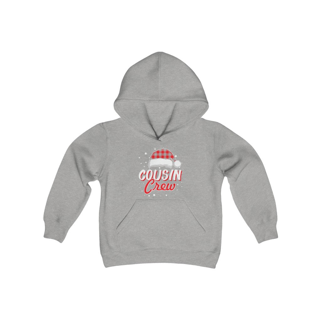 Christmas Cousin Crew Hooded Sweatshirt - Youth Kids clothes