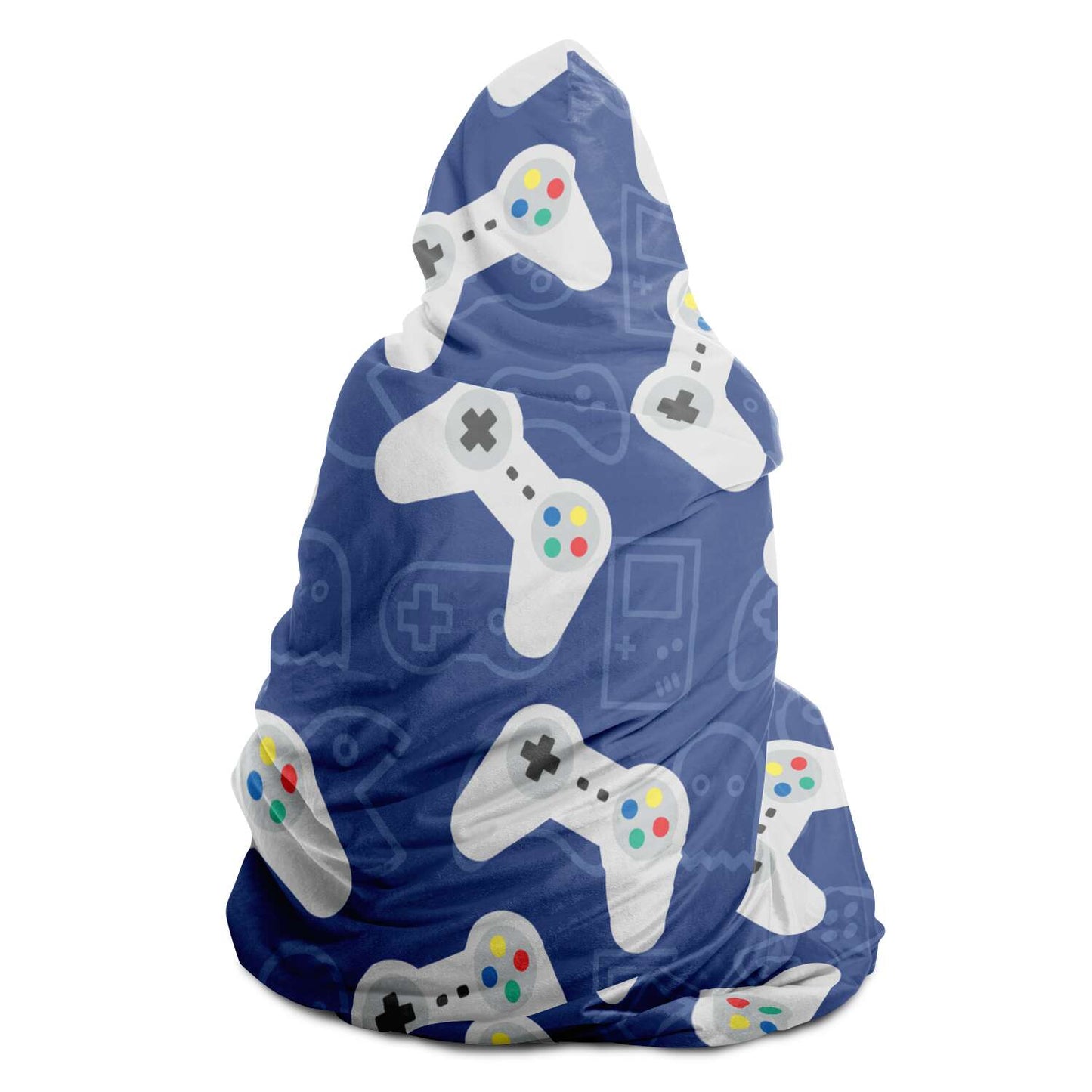Gaming Themed Hooded Blanket Hooded Blanket - AOP