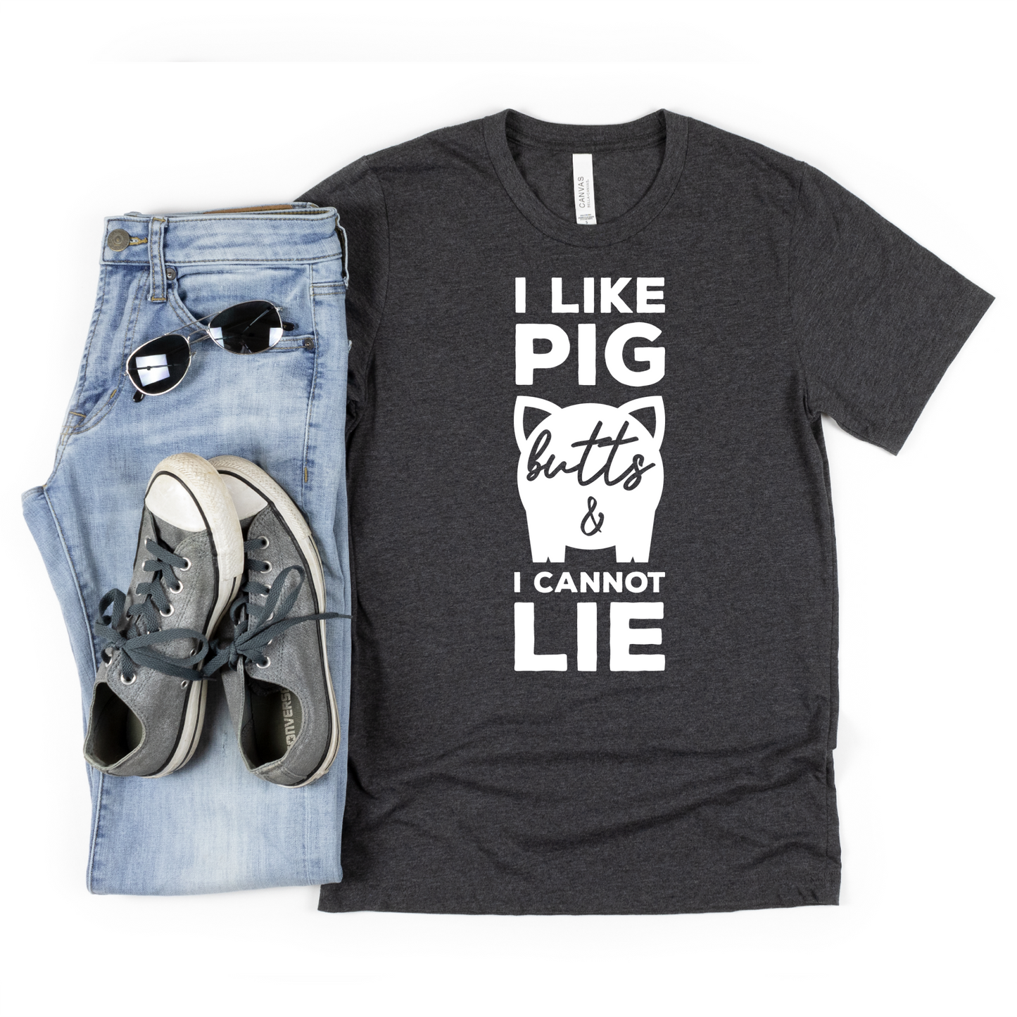 I Like Pig Butts and I Cannot Lie Shirt, Funny Grilling Shirt, Smoker Shirt T-Shirt