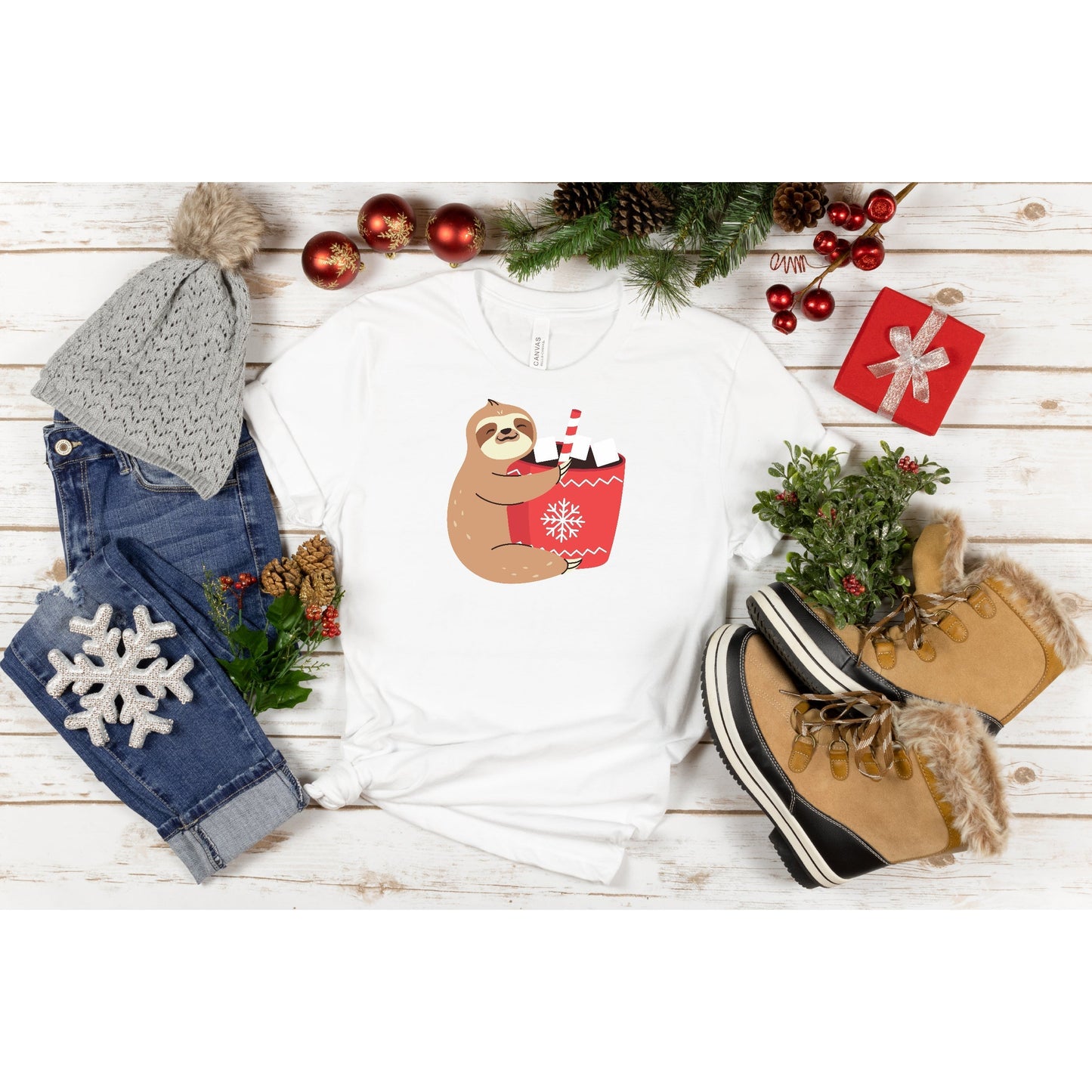 Sloth Christmas Shirt T-Shirt