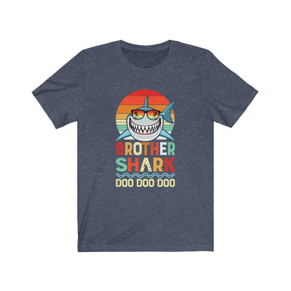 Brother Shark Tshirt, Fathers Day Shirt, Funny Fathers Day Shirt, Daddy Shark Birthday Party - Premium T-Shirt - Just $19.50! Shop now at Nine Thirty Nine Design