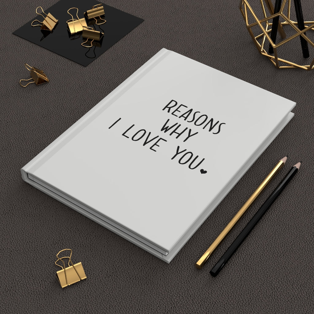 Reasons Why I Love You, Valentines Journal, Love Journal, Love Letters, Gift for Husband, Valentines Day Gift for Wife, Girlfriend Gift Paper products