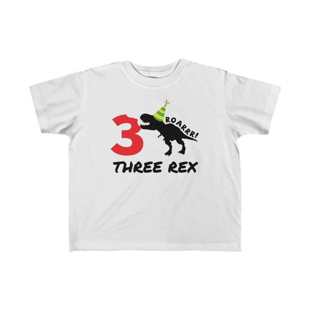 Three Rex Toddler Tee Kids clothes