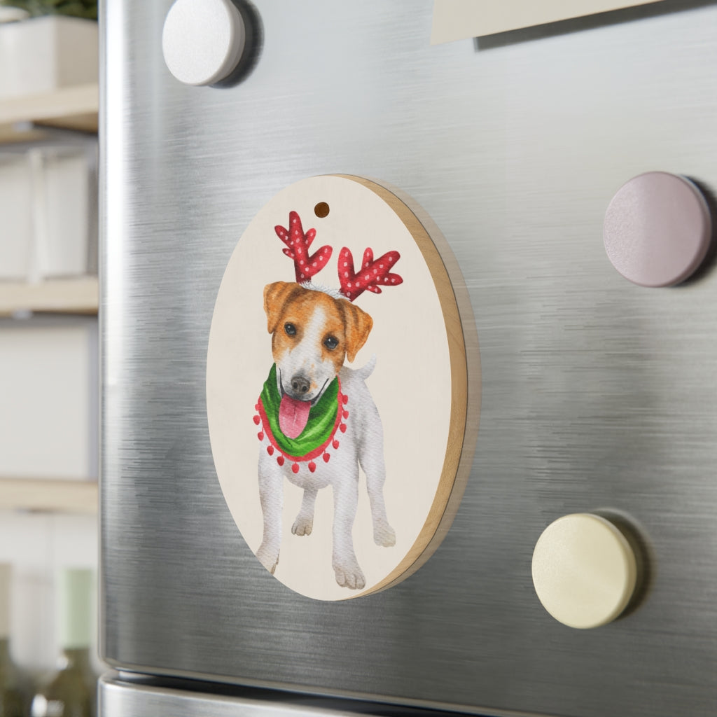 Jack Russell Terrier Christmas Ornament, Dog Ornament, Christmas Dog Gift, Dog Lover Gift, Dog Christmas Decor, Dog Christmas Tree, Reinde Home Decor