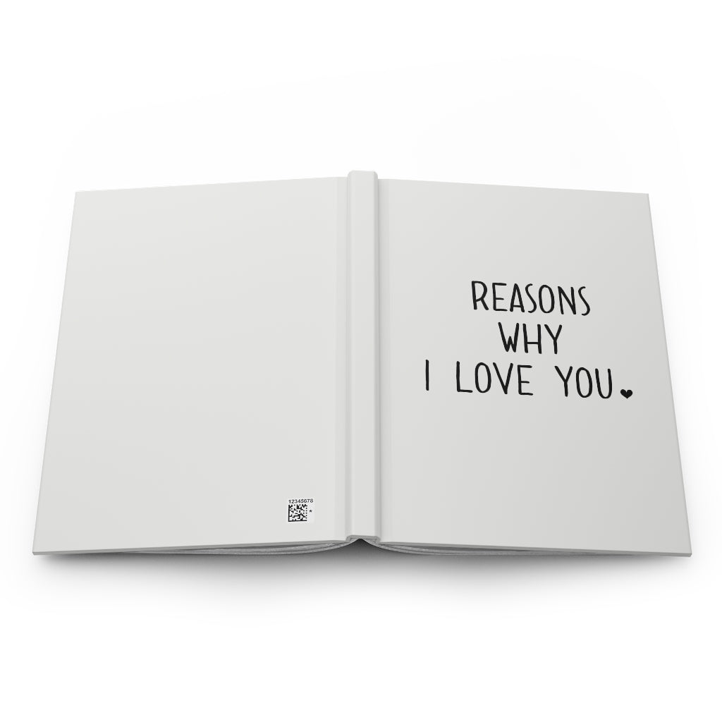 Reasons Why I Love You, Valentines Journal, Love Journal, Love Letters, Gift for Husband, Valentines Day Gift for Wife, Girlfriend Gift Paper products