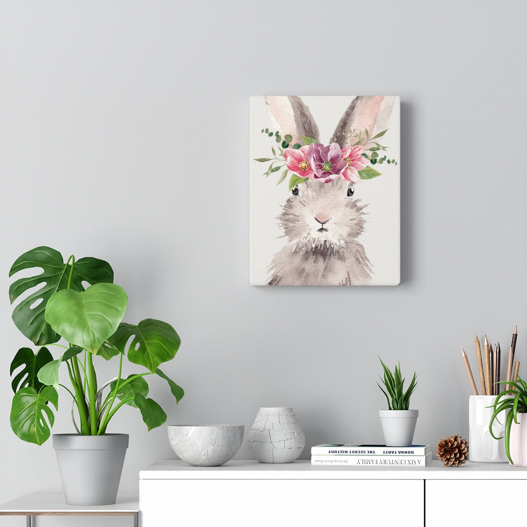 Easter Wall Decor, Canvas Gallery Wraps, Spring Wall Art, Easter Wall Decor, Watercolor Spring Artwork, Spring Decoration, Rabbit Decor - Premium Canvas - Just $19.99! Shop now at Nine Thirty Nine Design