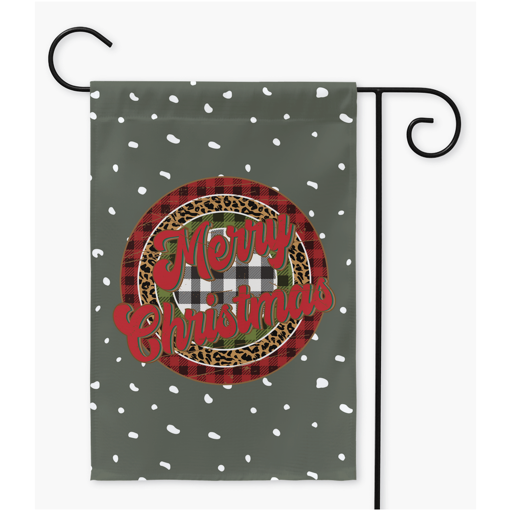 Merry Christmas Garden Flag Flags & Windsocks