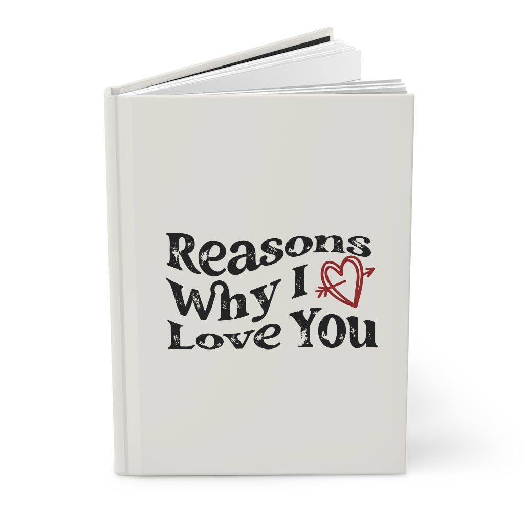 Reasons Why I Love You, Valentines Journal, Love Journal, Love Letters,  Gift for Husband, Valentines Day Gift for Wife, Girlfriend Gift
