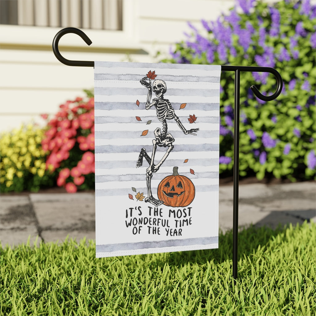 Most Wonderful Time of The Year Fall Garden Flag