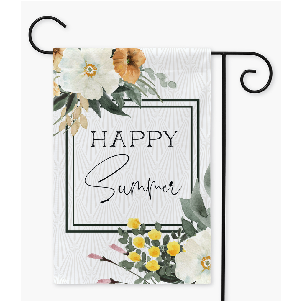 Happy Summer Yard Flags Flag